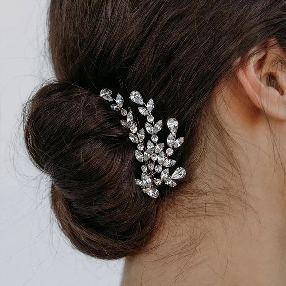 Anthropologie Pearl Gold Wire Hair 1-Pin Accessories Updo Clip On 1pcs - Picture 12 of 16
